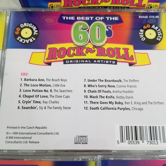 The best of the 60's Rock n' Roll 5 cd box set original artists over 40 artists - Picture 9 of 12